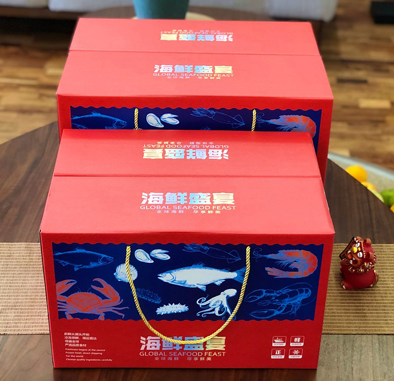 海鮮年貨禮盒新裝 泡沫箱里的鮮味哲學